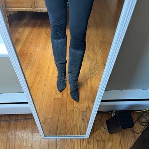 Pedro Garcia black velour boot sz 38.5 or 8.5B